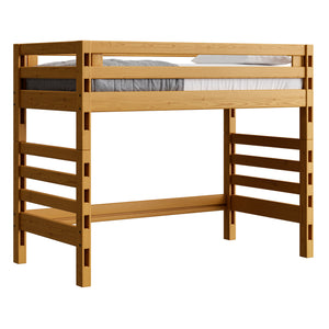 Ladder End Loft Bed. Twin Size.