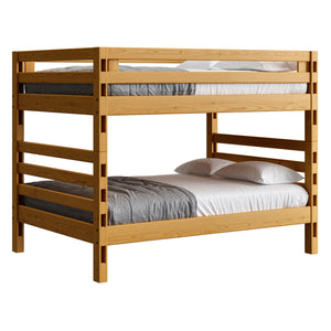 Ladder End Bunk Bed. Full Over Full.