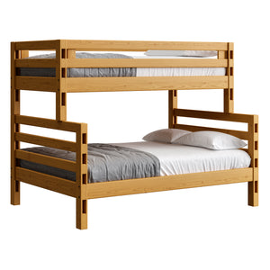 Ladder End Bunk Bed. Twin Over Full.
