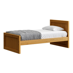 Panel Bed. 37in Headboard, 22in Footboard. Sizes up to King