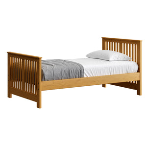 Shaker Bed. 36in Headboard, 29in Footboard. Sizes up to Queen