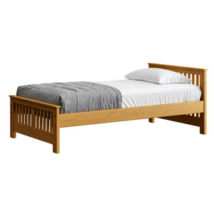 Shaker Bed. 29in Headboard, 18in Footboard. Sizes up to Queen