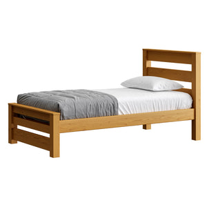 TimberFrame Bed. 43in Headboard, 18in Footboard. Sizes up to Queen