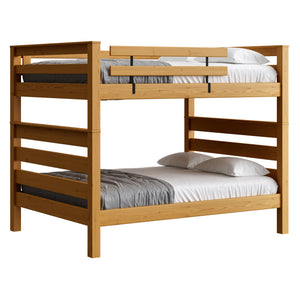 TimberFrame Bunk Bed. Queen Over Queen.