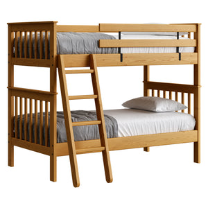 Mission Bunk Bed. Twin Over Twin.