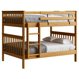 Mission Bunk Bed. Full Over Full. Vertical ladder