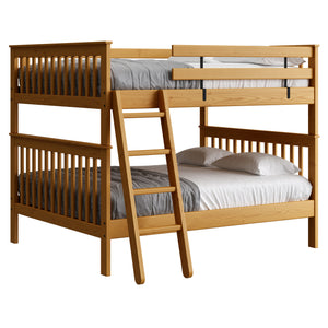 Mission Bunk Bed. Queen Over Queen.