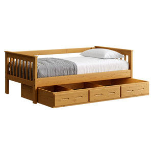 Mission Day Bed with Trundle. 29in High. Sizes up to Queen