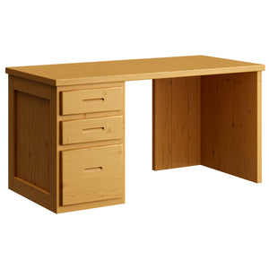 Desk, 3 Drawers Left Side. 46in, 58in, 66in