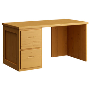 Desk, 2 File Drawers Left Side. 46in, 58in, 66in