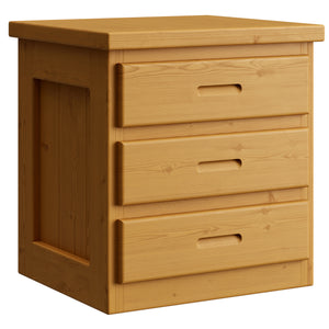 Night Table. 24in Tall with 3 Drawers