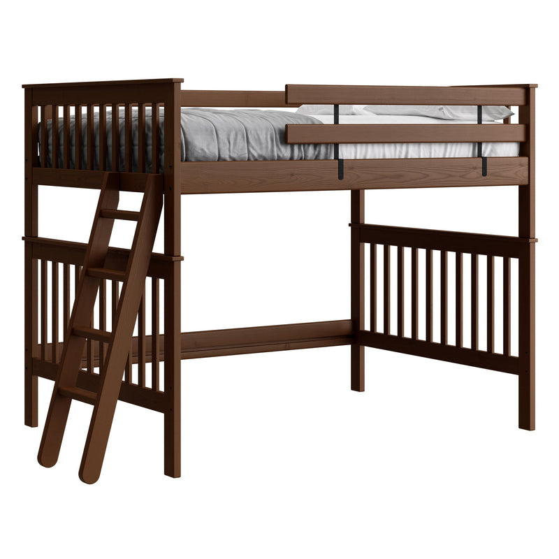 Mission Loft Bed - Full Size - Crate Designs Furniture - Bunk Bed Style Crate