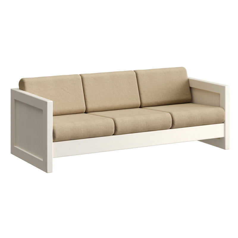 Sofa 3 Seats Loose Back Cushions Crate Designs Furniture