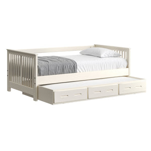 Shaker Day Bed with Trundle. 29in High. Twin Size.