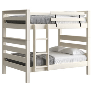 TimberFrame Bunk Bed. Full Over Full With Vertical Ladder.