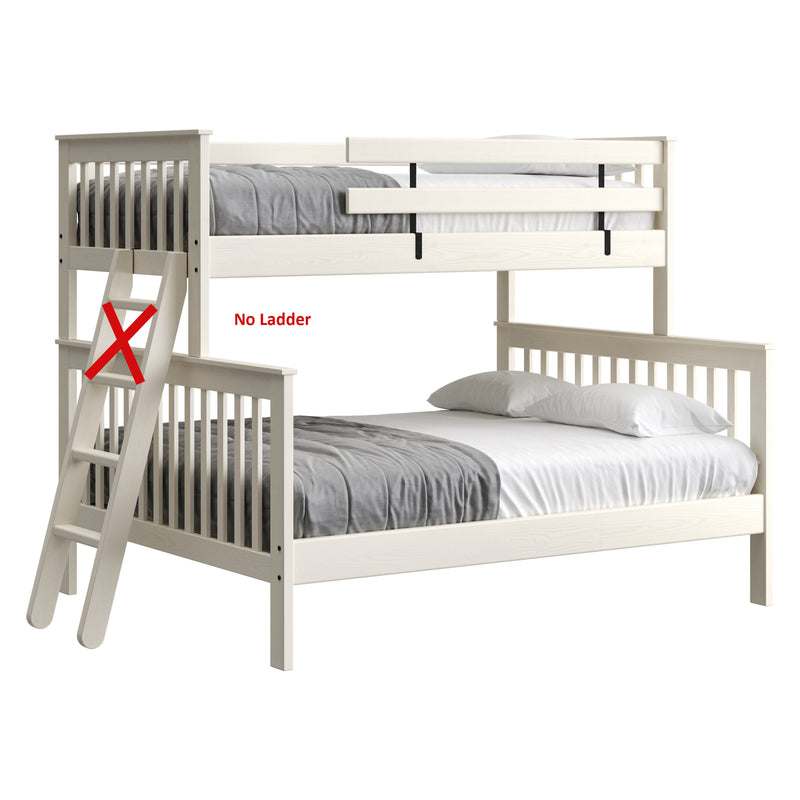 Image showcasing Mission Bunk Bed - TwinXL Over Queen. Omit Ladder - Crate Designs Furniture