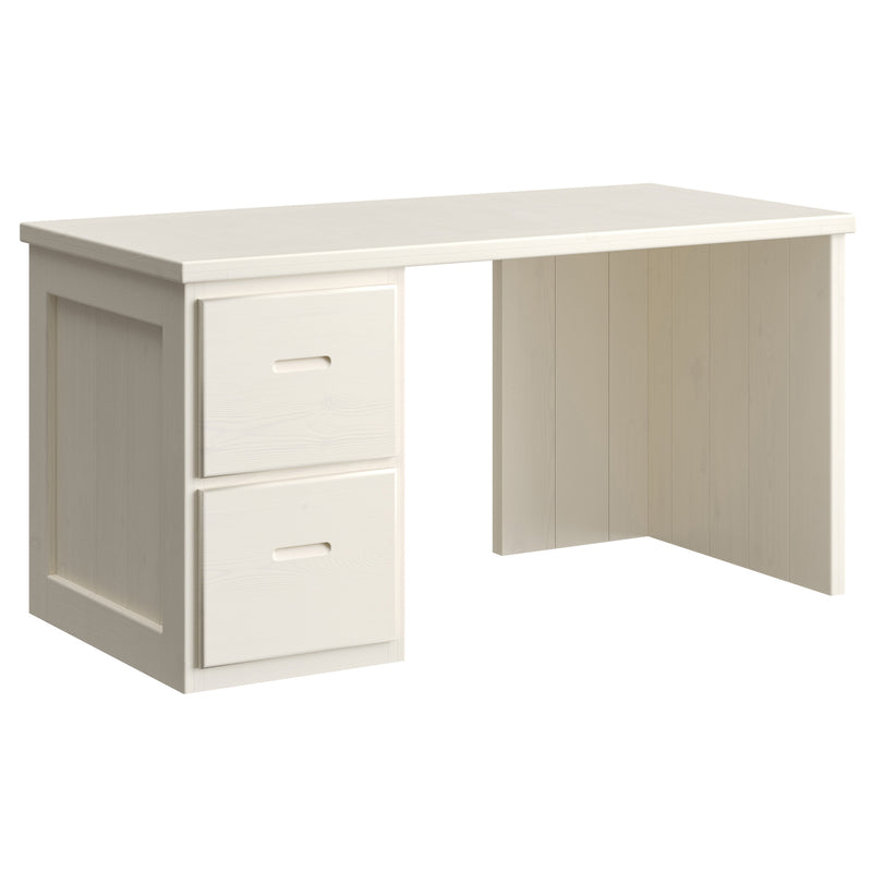 Desk, 2 File Drawers Left Side. 46in, 58in, 66in Crate Designs Furniture