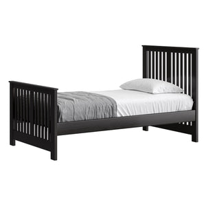 Shaker Bed. 44in Headboard, 29in Footboard. Sizes up to Queen