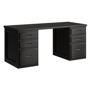 Desk, 3 Drawers On Both Sides. 58in, 66in