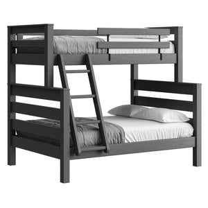 TimberFrame Bunk Bed. Twin Over Full With Ladder.
