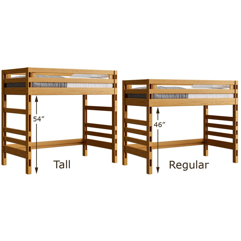 Ladder End Loft Bed Full Size Crate Designs Furniture