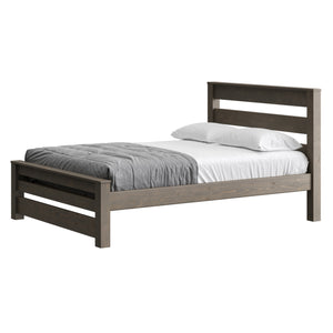 TimberFrame Bed. 43in Headboard, 18in Footboard. Sizes up to Queen