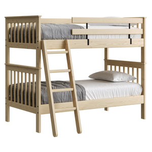 Mission Bunk Bed. Twin Over Twin.
