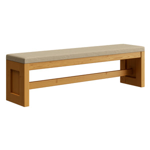 Upholstered Bench, 62in Wide