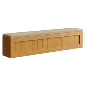 Upholstered Storage Bench, 80in Wide