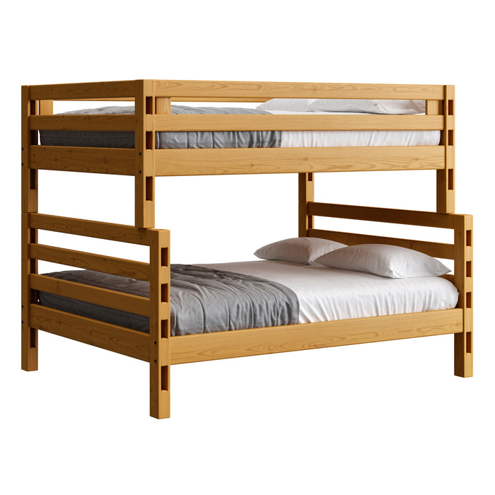 Ladder End Bunk Bed. FullXL Over Queen.