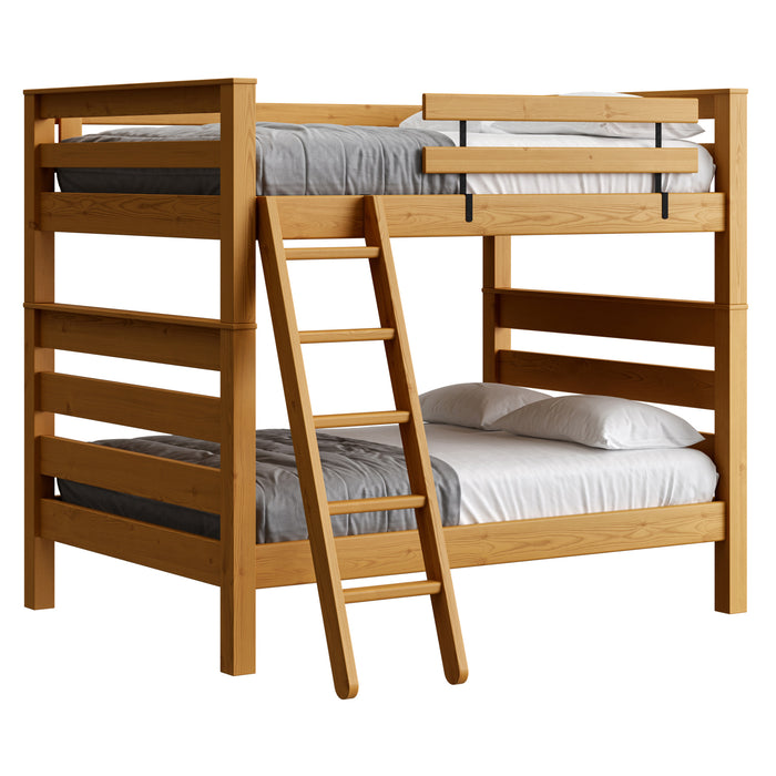 TimberFrame Bunk Bed. Full Over Full With Ladder.