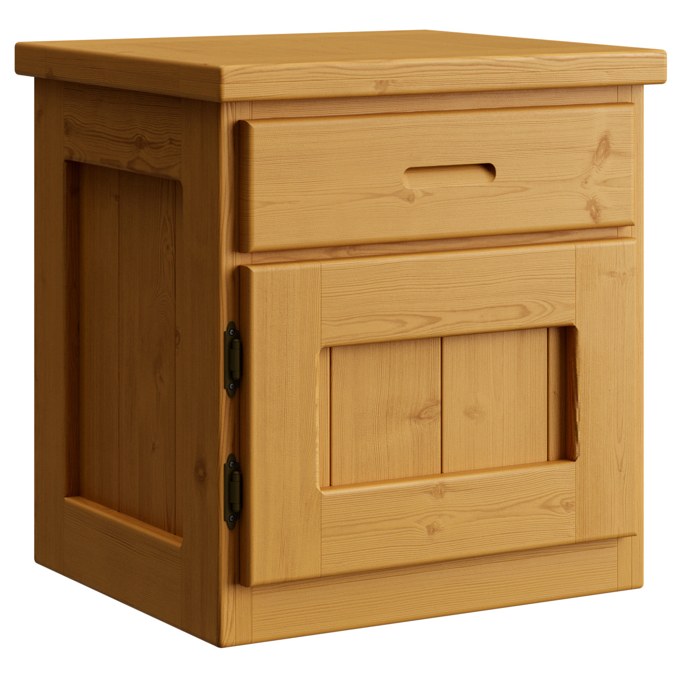 Night Table 24in Tall with Drawer and Door – Crate Designs