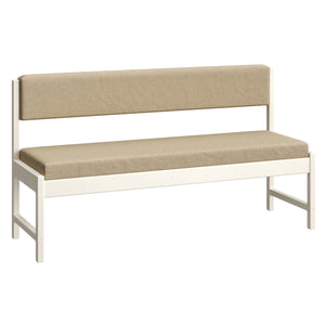 Bench with Back, 62in Wide