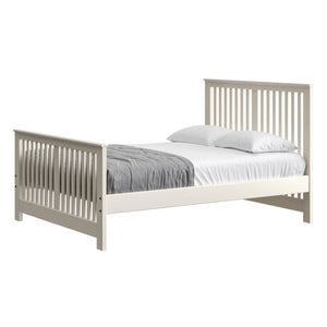 Shaker Bed. 44in Headboard, 29in Footboard. Sizes up to Queen
