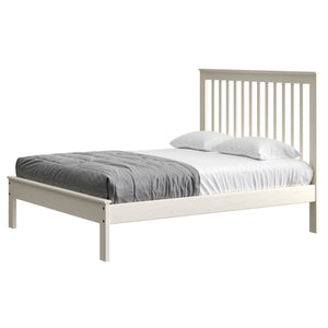 Mission Bed. 44in Headboard, 17in Footboard. Sizes up to Queen