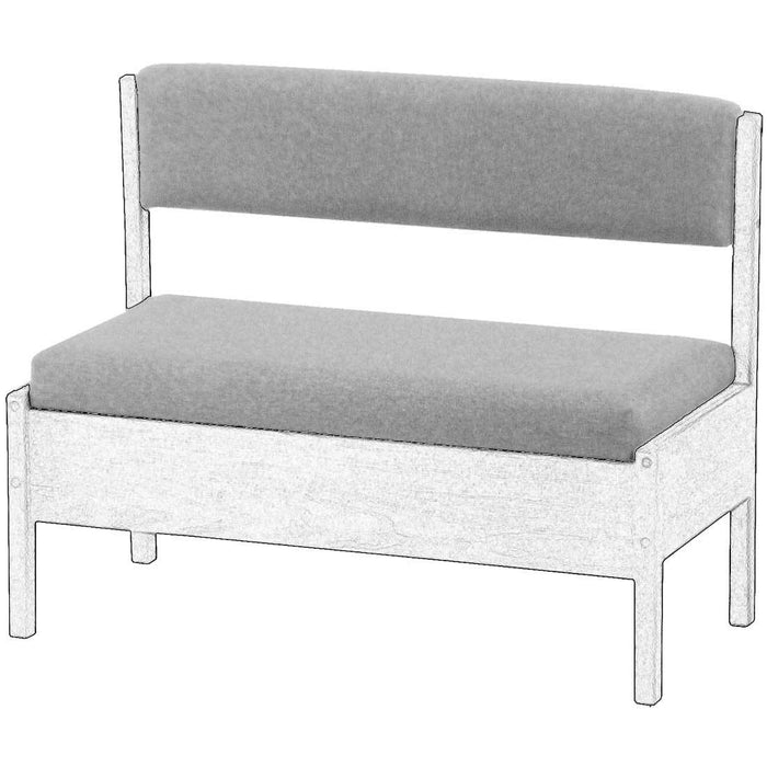 Upholstered Components for Storage Bench with Back, Frame is Not Included. 42in, 62in, 80in Wide