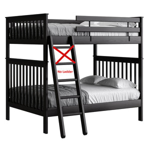 Mission Bunk Bed. Full Over Full. Omit Ladder