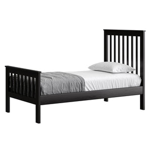 Mission Bed. 44in Headboard, 29in Footboard. Sizes up to Queen