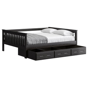 Mission Day Bed with Trundle. 29in High. Sizes up to Queen