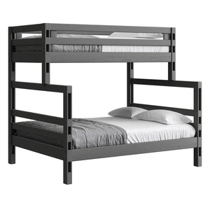 Ladder End Bunk Bed. TwinXL Over Queen.