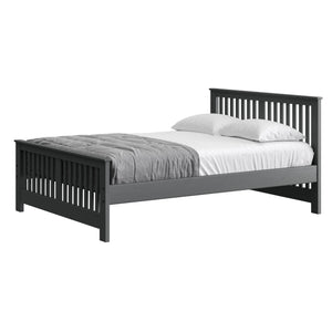 Shaker Bed. 36in Headboard, 22in Footboard. Sizes up to Queen