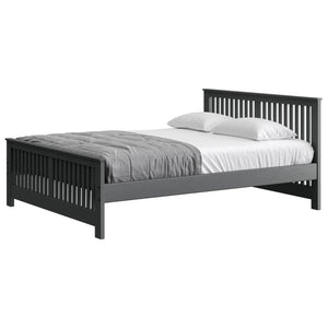 Shaker Bed. 36in Headboard, 22in Footboard. Sizes up to Queen