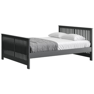 Shaker Bed. 36in Headboard, 29in Footboard. Sizes up to Queen