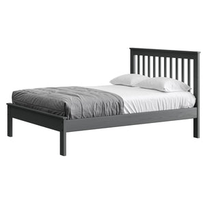 Mission Bed. 36in Headboard, 17in Footboard. Sizes up to Queen