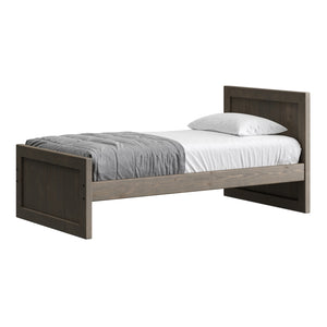 Panel Bed. 37in Headboard, 22in Footboard. Sizes up to King
