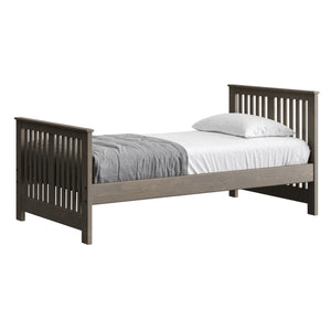 Shaker Bed. 36in Headboard, 29in Footboard. Sizes up to Queen