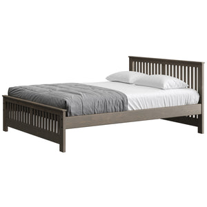 Shaker Bed. 36in Headboard, 18in Footboard. Sizes up to Queen