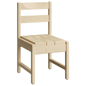 Dining Chair, Narrow, Wood Seat and Back
