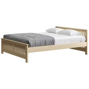 Shaker Bed. 29in Headboard, 18in Footboard. Sizes up to Queen