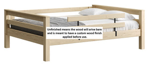 TimberFrame Upper Bunk Bed. Sizes up to Queen